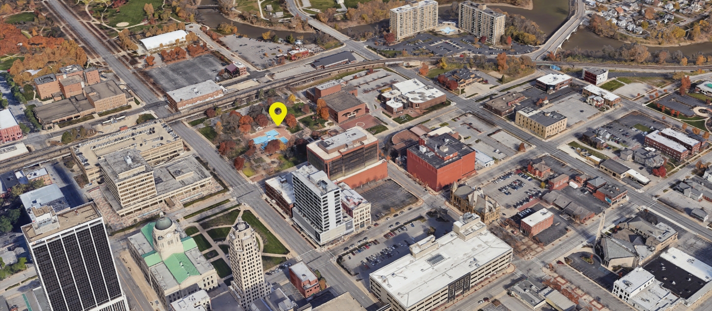 A map overview of the campus location