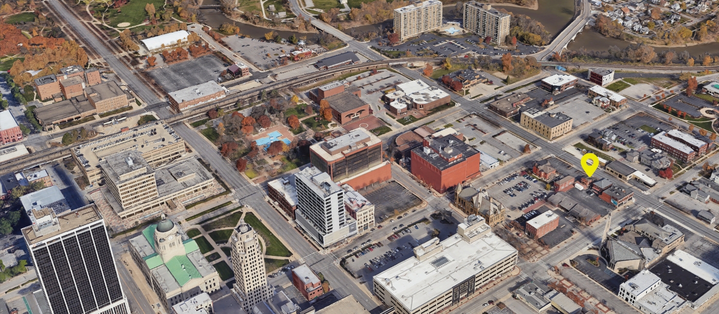 A map overview of the campus location